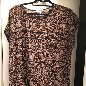 Tribal pattern blouse